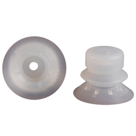 Fipa Bellows vacuum cup diam. 40 mm, Silicone transparent 23.040.142.2